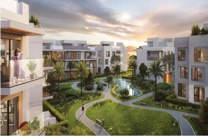Apartment - 2 Bedrooms - 2 Bathrooms for sale in Six West - Beverly Hills - Sheikh Zayed Compounds - Sheikh Zayed City - Giza