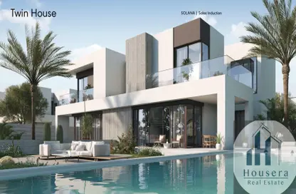 Twin House - 3 Bedrooms - 3 Bathrooms for sale in Solana - New Zayed City - Sheikh Zayed City - Giza