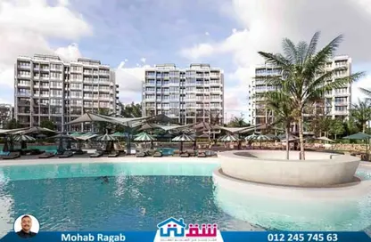 Chalet - 1 Bedroom - 1 Bathroom for sale in New Alamein City - Al Alamein - North Coast