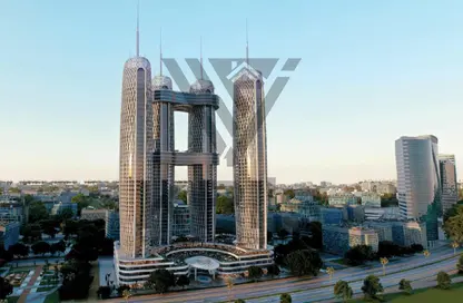 شقة - غرفة نوم - 2 حمامات للبيع في نايل بيزنس سيتي - منطقة الداون تاون - العاصمة الإدارية الجديدة - القاهرة