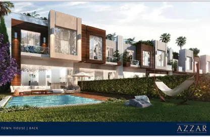 Townhouse - 4 Bedrooms - 4 Bathrooms for sale in Azzar 2 - 5th Settlement Compounds - The 5th Settlement - New Cairo City - Cairo