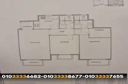 Apartment - 2 Bedrooms - 2 Bathrooms for sale in Mountain View iCity October - 6 October Compounds - 6 October City - Giza