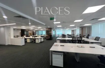 Office Space - Studio - 2 Bathrooms for rent in Bank Center Street - South Teseen St. - The 5th Settlement - New Cairo City - Cairo