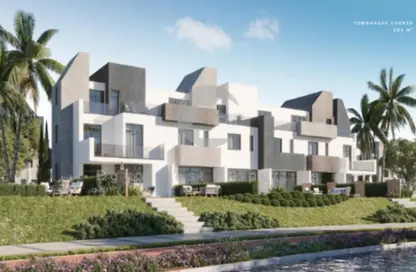 Townhouse - 4 Bedrooms - 3 Bathrooms for sale in Rivers - New Zayed City - Sheikh Zayed City - Giza