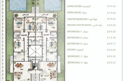 Apartment - 3 Bedrooms - 3 Bathrooms for sale in Hadayek October - 6 October City - Giza