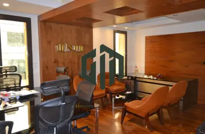 Office Space - Studio - 2 Bathrooms for rent in Bank Center Street - South Teseen St. - The 5th Settlement - New Cairo City - Cairo