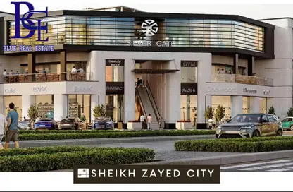 Office Space - Studio - 1 Bathroom for rent in Silver Gate Mall - 12th District - Sheikh Zayed City - Giza