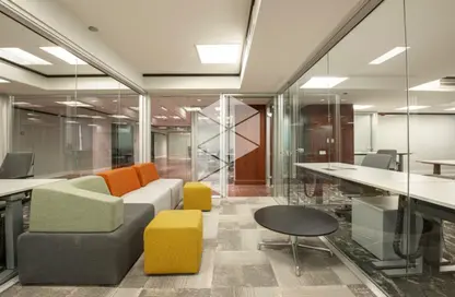 Office Space - Studio - 2 Bathrooms for rent in South Gate Mall - South Teseen St. - The 5th Settlement - New Cairo City - Cairo