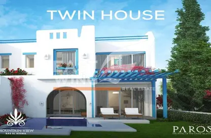 Twin House - 3 Bedrooms - 4 Bathrooms for sale in Mountain View - Ras Al Hekma - North Coast