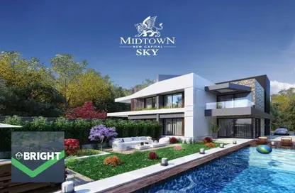 Apartment - 2 Bedrooms - 2 Bathrooms for sale in Midtown Sky - New Capital Compounds - New Capital City - Cairo