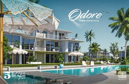 Townhouse - 3 Bedrooms - 3 Bathrooms for sale in Marseilia Beach 5 - Ras Al Hekma - North Coast Townhouse - 3 Bedrooms - 3 Bathrooms for sale in Marseilia Beach 5 - Ras Al Hekma - North Coast