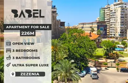 شقة - 3 غرف نوم - 3 حمامات للبيع في زيزينيا - حي شرق - الاسكندرية شقة - 3 غرف نوم - 3 حمامات للبيع في زيزينيا - حي شرق - الاسكندرية