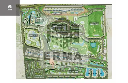 Chalet - 2 Bedrooms - 2 Bathrooms for sale in Golf Porto Marina - Al Alamein - North Coast