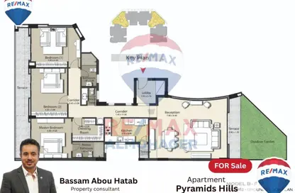 Apartment - 3 Bedrooms - 3 Bathrooms for sale in Pyramids Hills - Cairo Alexandria Desert Road - 6 October City - Giza