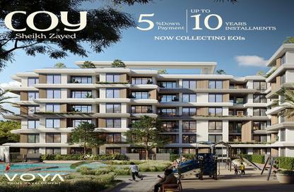 Apartment - 3 Bedrooms - 2 Bathrooms for sale in Coy - Sheikh Zayed Compounds - Sheikh Zayed City - Giza