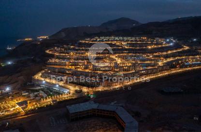 Hotel Apartment - 2 Bedrooms - 2 Bathrooms for sale in IL Monte Galala - Al Ain Al Sokhna - Suez
