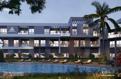 Apartment - 2 Bedrooms - 1 Bathroom for sale in Magawish Resort - Hurghada Resorts - Hurghada - Red Sea
