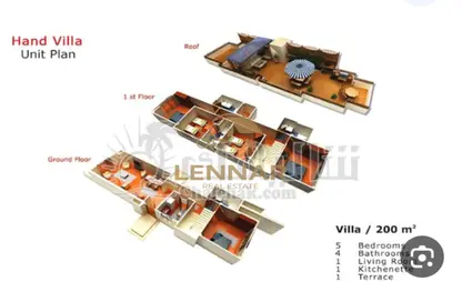 Villa - 5 Bedrooms - 4 Bathrooms for sale in Hand villa - Porto Sokhna - Al Ain Al Sokhna - Suez