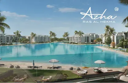 Chalet - 2 Bedrooms - 3 Bathrooms for sale in Azha North - Ras Al Hekma - North Coast