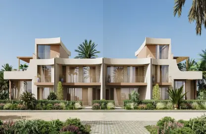 Chalet - 2 Bedrooms - 2 Bathrooms for sale in Ramla Lakeside - Qesm Ad Dabaah - North Coast