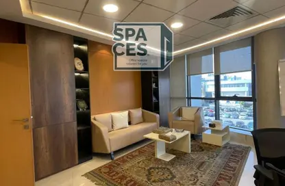 Office Space - Studio - 1 Bathroom for rent in Bank Center Street - South Teseen St. - The 5th Settlement - New Cairo City - Cairo