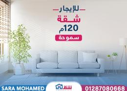 شقة - 2 غرف نوم for للايجار in شارع زكي رجب - سموحة - حي شرق - الاسكندرية