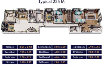 Apartment - 3 Bedrooms - 3 Bathrooms for sale in Bait Alwatan - The 5th Settlement - New Cairo City - Cairo