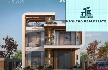 Villa - 4 Bedrooms - 4 Bathrooms for sale in Green Belt Gate 6 Road - Green Belt - 6 October City - Giza