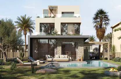 Chalet - 2 Bedrooms - 2 Bathrooms for sale in Marsa Baghush - Qesm Marsa Matrouh - North Coast