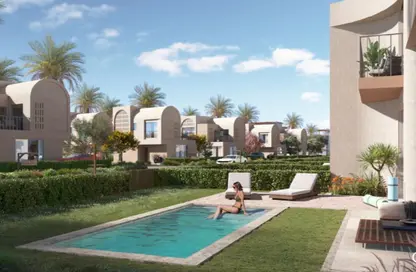 Twin House - 4 Bedrooms - 4 Bathrooms for sale in Ramla Lakeside - Qesm Ad Dabaah - North Coast