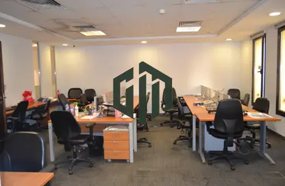 Office Space - Studio - 4 Bathrooms for rent in Bank Center Street - South Teseen St. - The 5th Settlement - New Cairo City - Cairo
