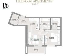 Apartment - 1 bedroom - 1 bathroom for للبيع in The Fourteen Golf Residences - Uptown Cairo - Mokattam - Cairo