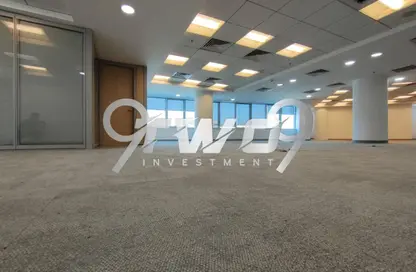 Office Space - Studio - 2 Bathrooms for rent in Bank Center Street - South Teseen St. - The 5th Settlement - New Cairo City - Cairo