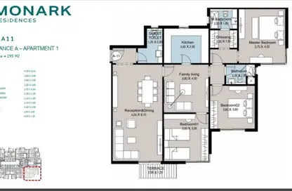 Apartment - 3 Bedrooms - 3 Bathrooms for sale in Monark - Mostakbal City Compounds - Mostakbal City - Future City - Cairo