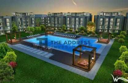Apartment - 2 Bedrooms - 2 Bathrooms for sale in Galleria Moon Valley - South Investors Area - New Cairo City - Cairo