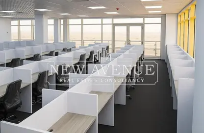 Office Space - Studio - 4 Bathrooms for rent in Bank Center Street - South Teseen St. - The 5th Settlement - New Cairo City - Cairo