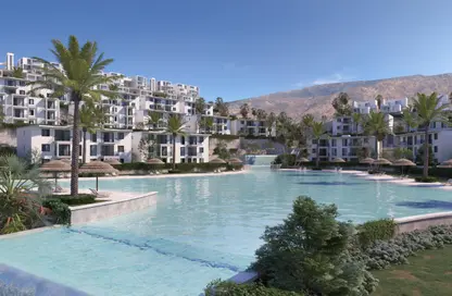 Hotel Apartment - 2 Bedrooms - 2 Bathrooms for sale in IL Monte Galala - Al Ain Al Sokhna - Suez