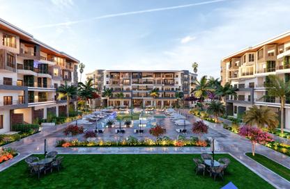 Apartment - 2 Bedrooms - 1 Bathroom for sale in Al Hambra Waterfalls - Hurghada Resorts - Hurghada - Red Sea