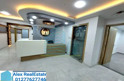 Office Space - Studio - 2 Bathrooms for rent in El Gaish Road - Miami - Hay Awal El Montazah - Alexandria