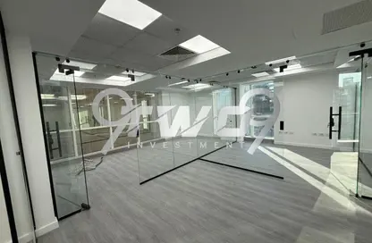 Office Space - Studio - 2 Bathrooms for rent in Business Plus - North Teseen St. - The 5th Settlement - New Cairo City - Cairo
