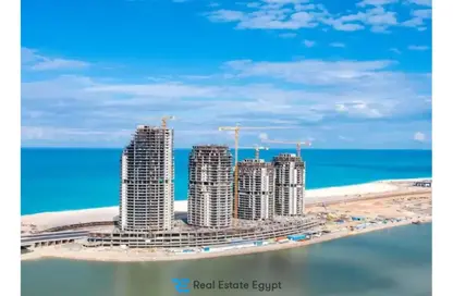 شقة - 2 غرف نوم - 2 حمامات للبيع في نورث ايدج تاورز - مدينة العلمين الجديدة - العلمين - الساحل الشمالي