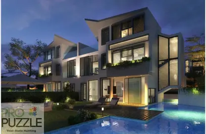 Twin House - 3 Bedrooms - 4 Bathrooms for sale in IL Monte Galala - Al Ain Al Sokhna - Suez