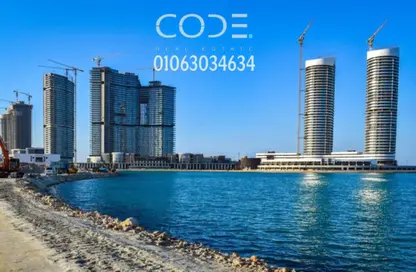 Apartment - 2 Bedrooms - 2 Bathrooms for sale in North Edge Towers - New Alamein City - Al Alamein - North Coast