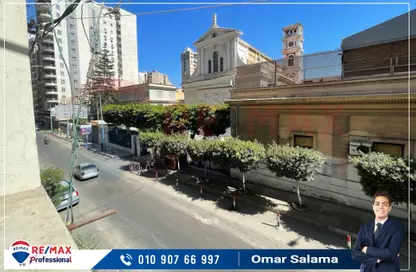 شقة - 5 غرف نوم - 2 حمامات للايجار في شارع بورسعيد - الإبراهيمية - حي وسط - الاسكندرية