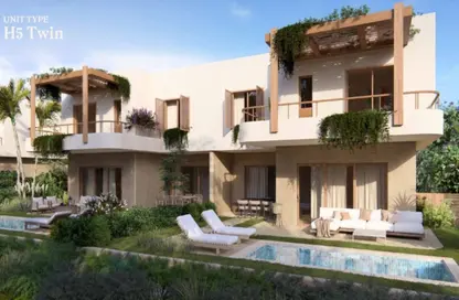 Twin House - 4 Bedrooms - 3 Bathrooms for sale in Ramla Lakeside - Qesm Ad Dabaah - North Coast