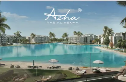 Chalet - 2 Bedrooms - 3 Bathrooms for sale in Azha North - Ras Al Hekma - North Coast
