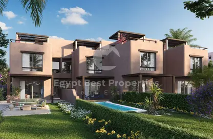 Townhouse - 4 Bedrooms - 5 Bathrooms for sale in Hacienda White - Sidi Abdel Rahman - North Coast