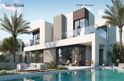 Twin House - 3 Bedrooms - 4 Bathrooms for sale in Solana - New Zayed City - Sheikh Zayed City - Giza