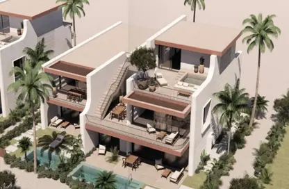 Chalet - 2 Bedrooms - 3 Bathrooms for sale in Ramla Lakeside - Qesm Ad Dabaah - North Coast