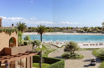 Chalet - 2 Bedrooms - 2 Bathrooms for sale in Ramla Lakeside - Qesm Ad Dabaah - North Coast
